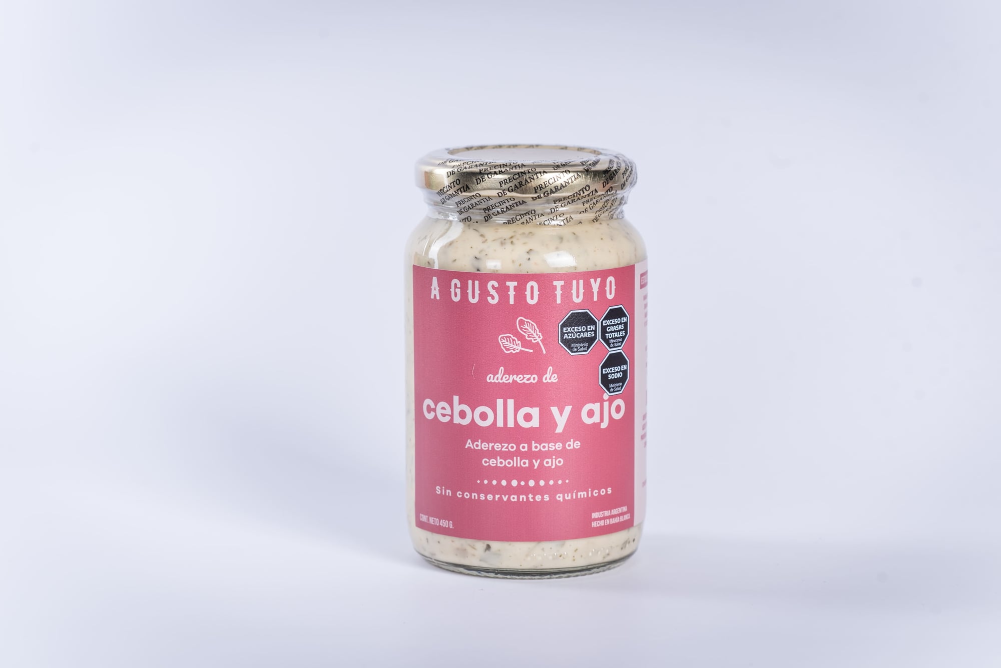 Aderezo a Base de Chimichurri sabor Cebolla y Ajo x 450 grs – A gusto tuyo