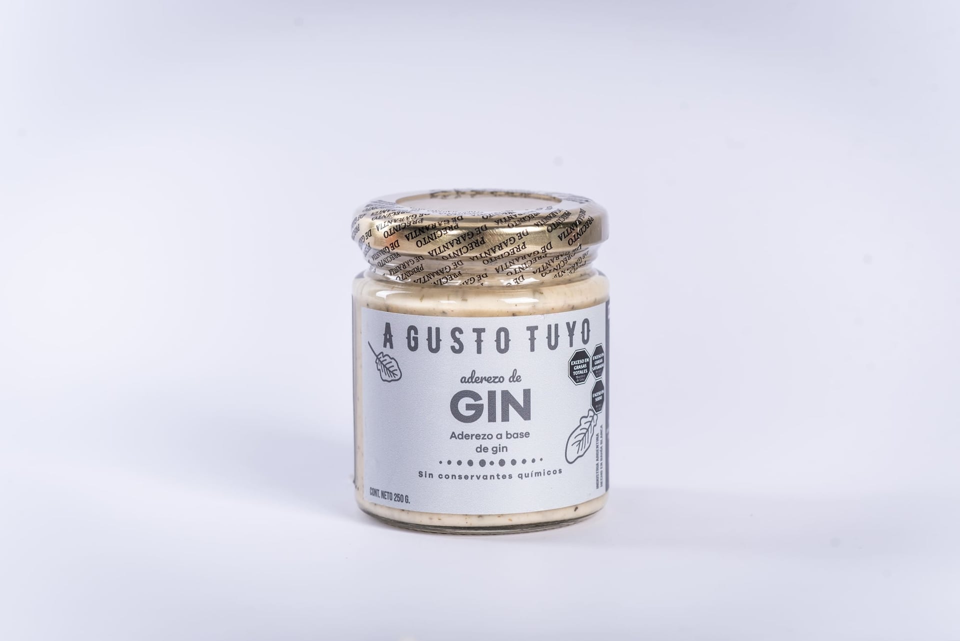 Aderezo a Base de Chimichurri sabor Gin x 250 grs - Producto natural A GUSTO TUYO - Precio $7.400,00 por unidad - Vida Saludable Villa Regina