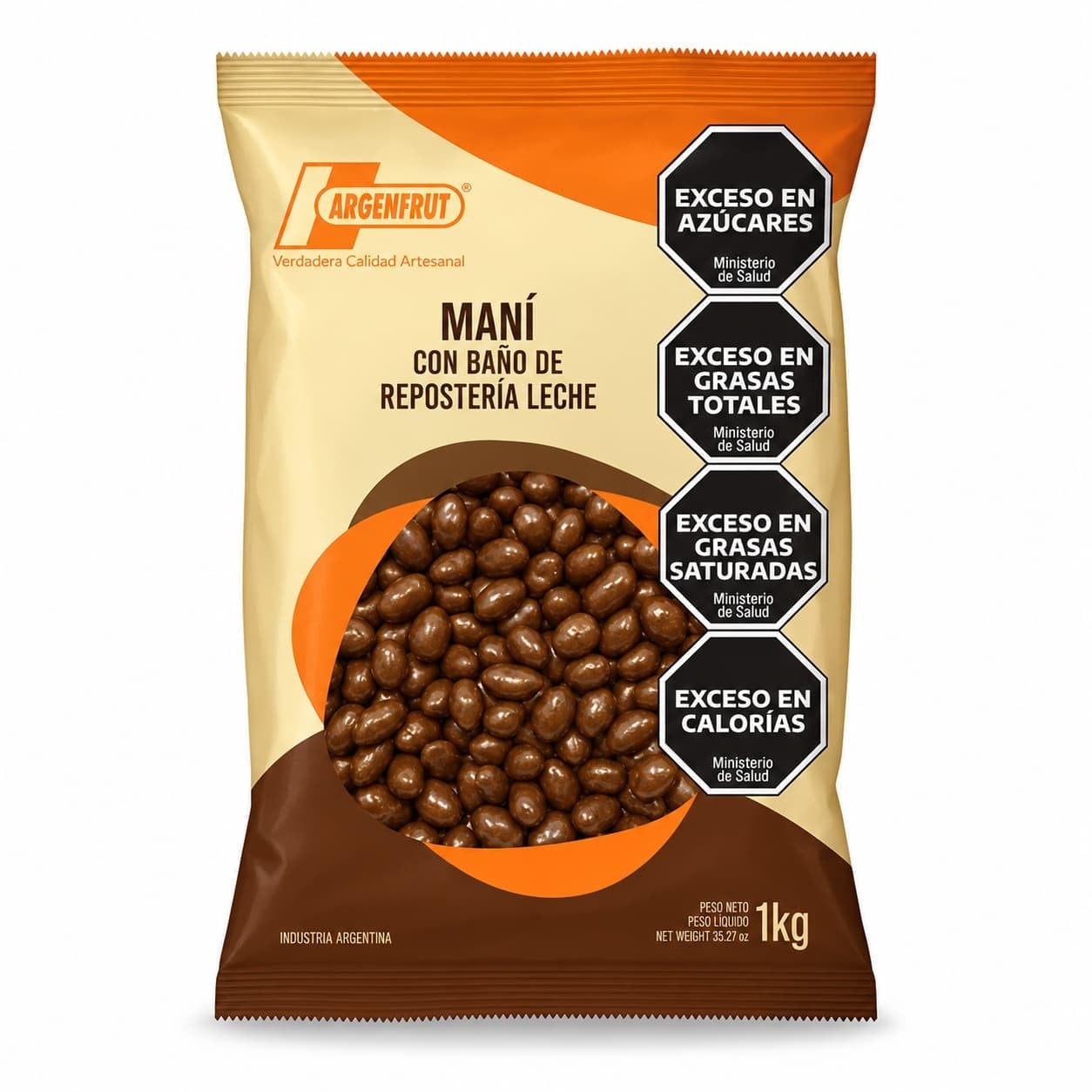 Mani con chocolate leche - ARGENFRUT – Confituras