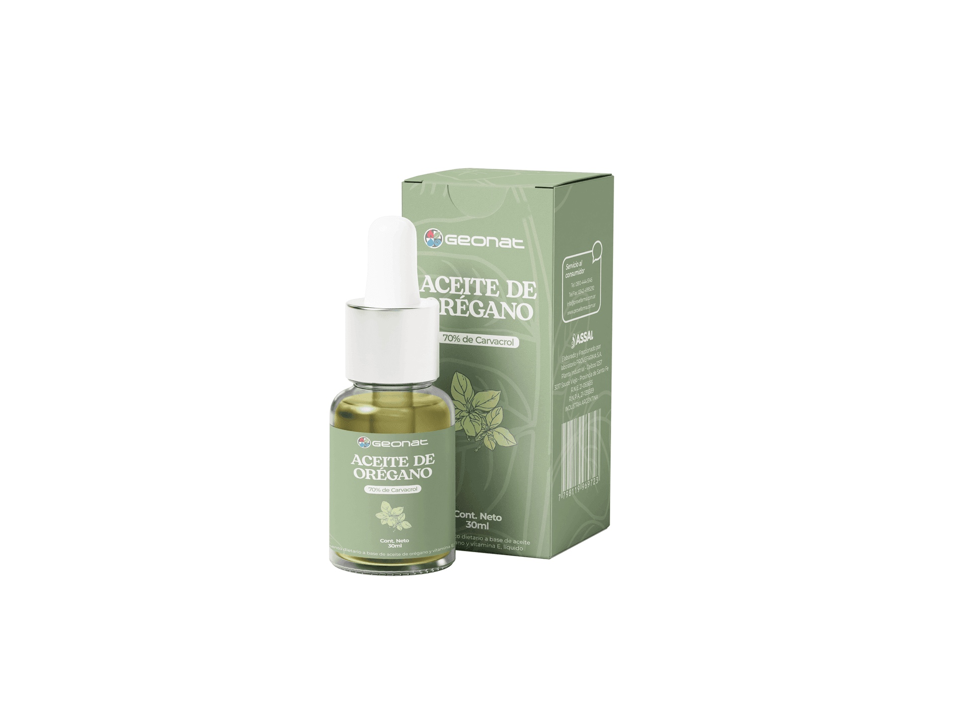 Aceite de Orégano 30 ml - Producto natural GEONAT SUPLEMENTOS - Precio $19.250,00 por unidad - Vida Saludable Villa Regina