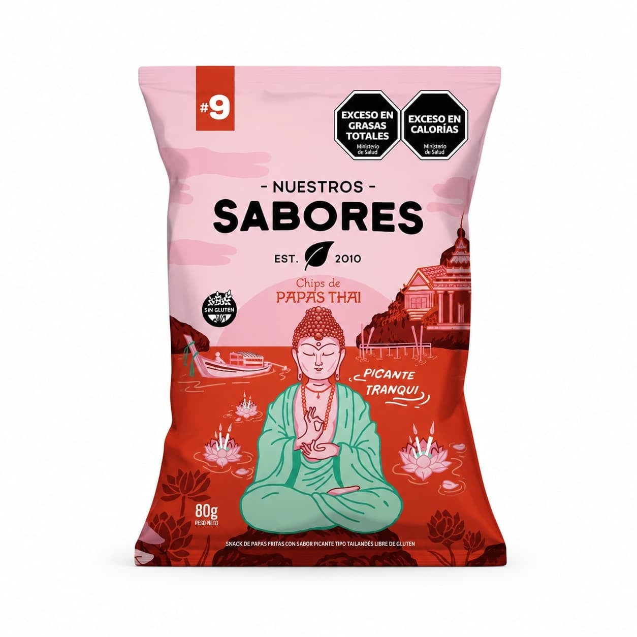 Chip de Papa con Picante Thai x 80 grs – Snacks