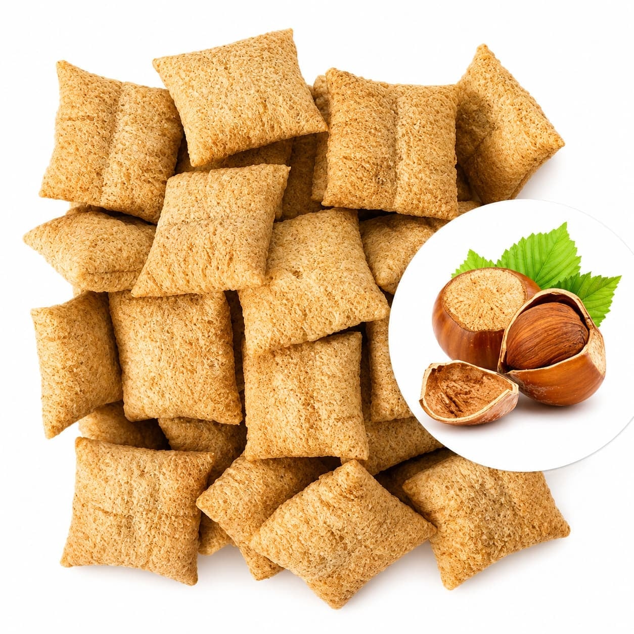Almohadita Lasfor Rellenas de Avellana – Cereales
