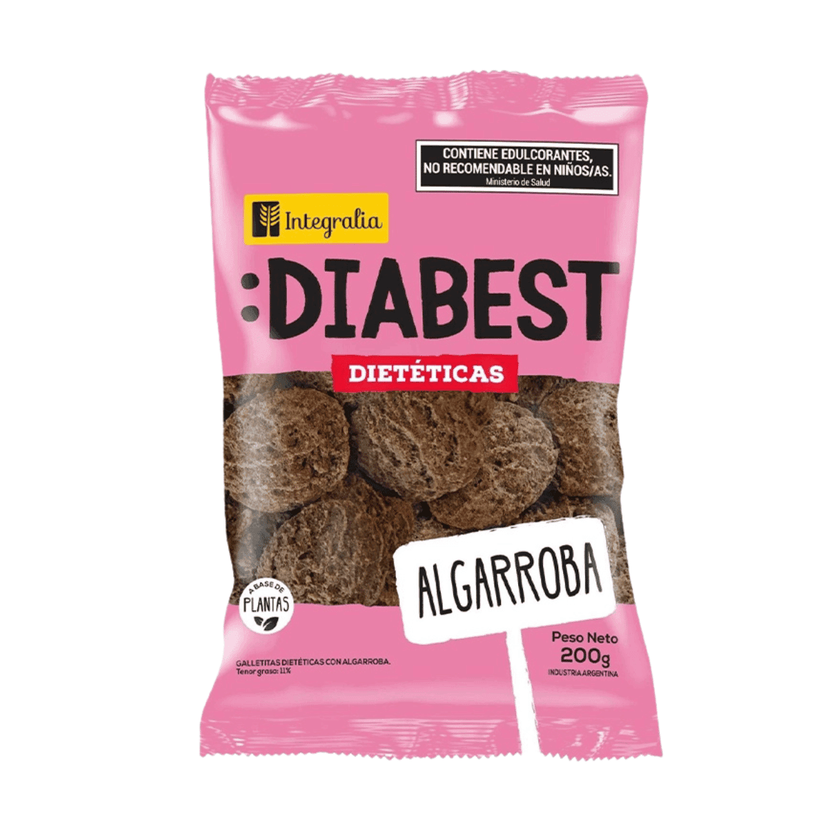 Diabest Algarroba 200 grs - Integralia – Galletitas - pancakes