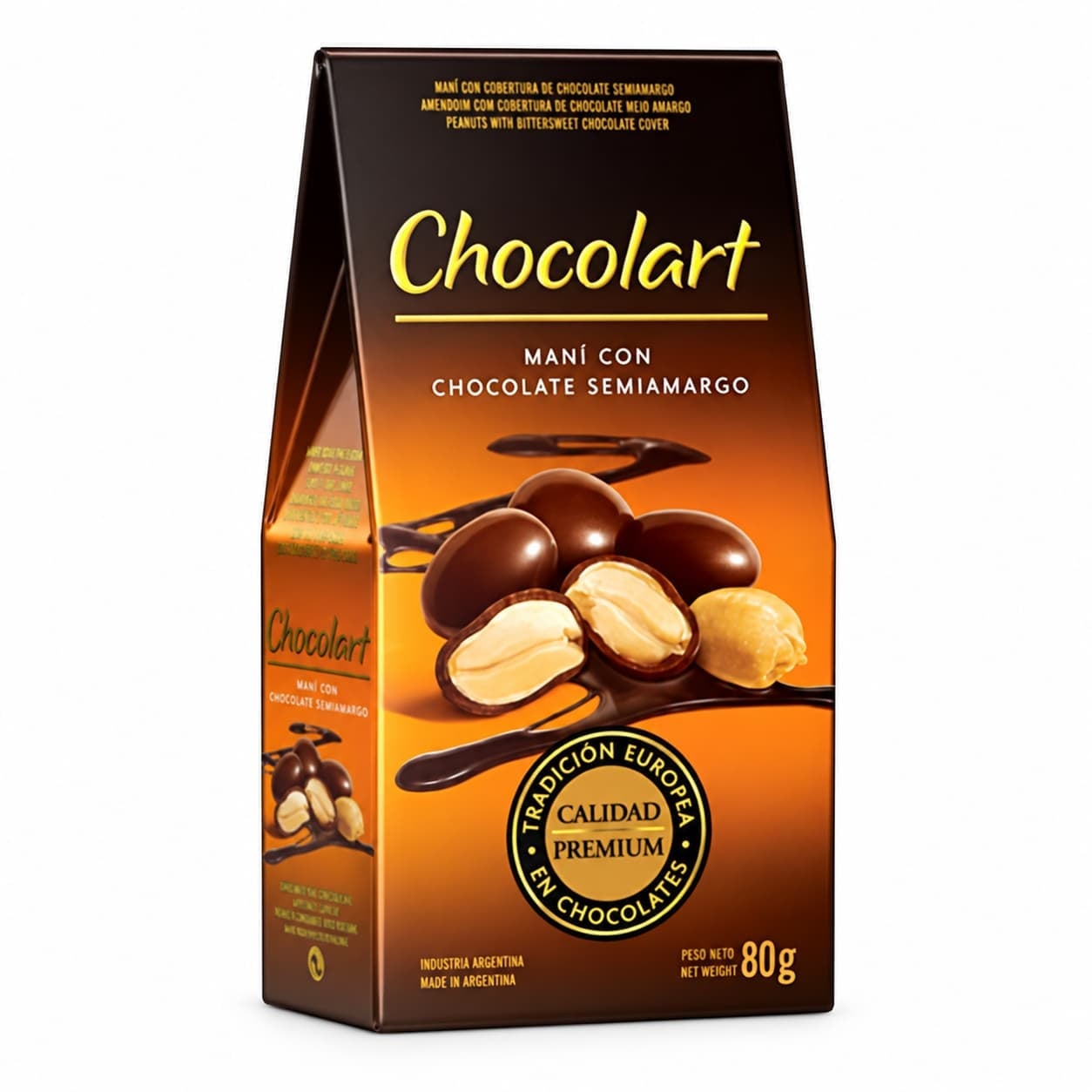 Mani con chocolate semiamargo - CHOCOLART – Confituras