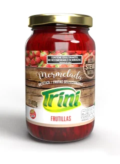Mermelada de Frutilla con Stevia x 410 grs - TRINI – Dulces y mermeladas